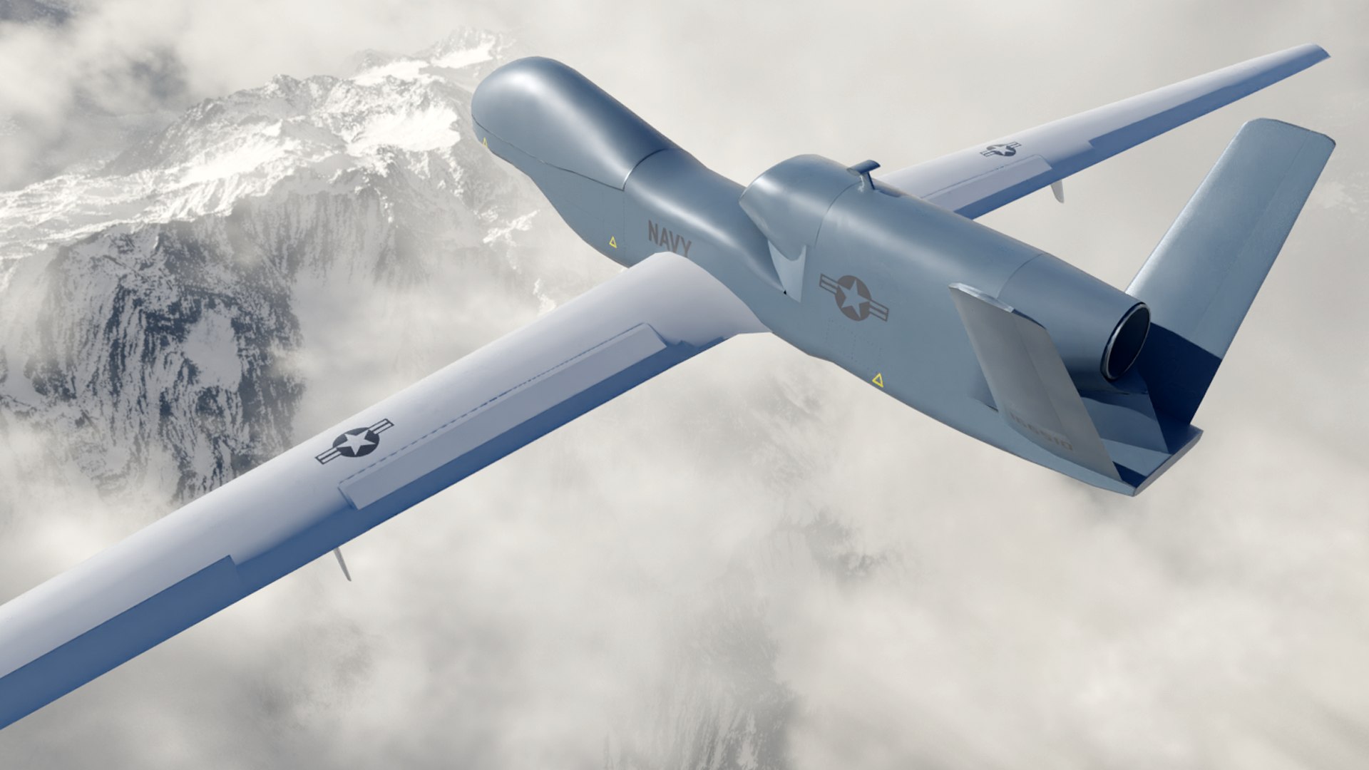 3D Northrop Grumman Rq-4 Global Hawk - TurboSquid 2205664
