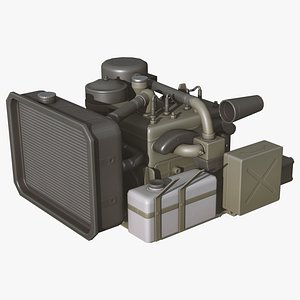 Car Engine PBR