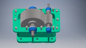 3D Transmission reducer  3d model model