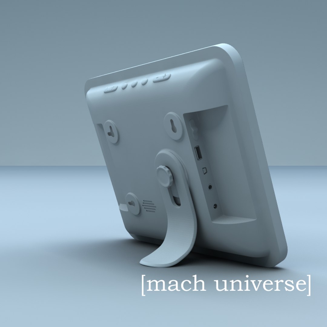 3d Coby Digital Picture Frame Model