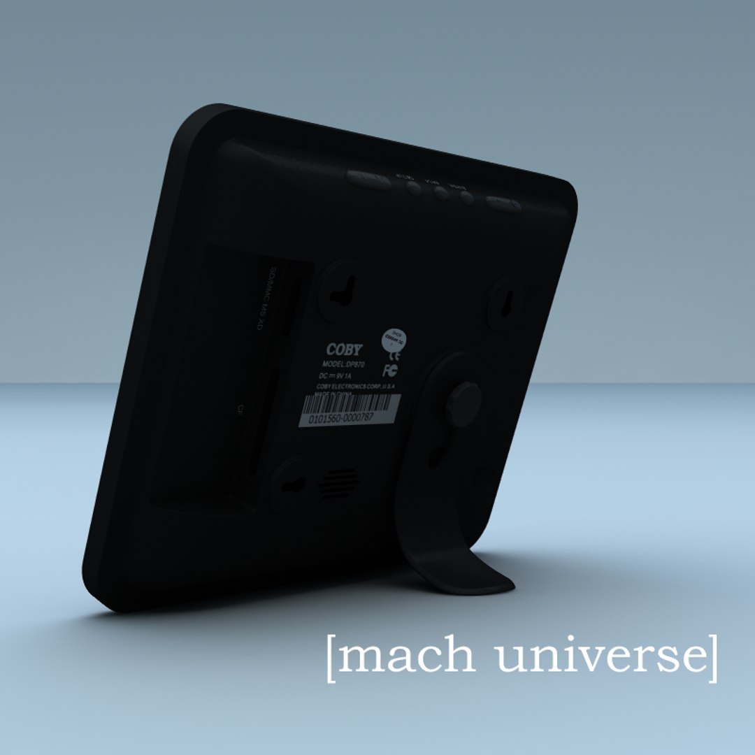 3d Coby Digital Picture Frame Model