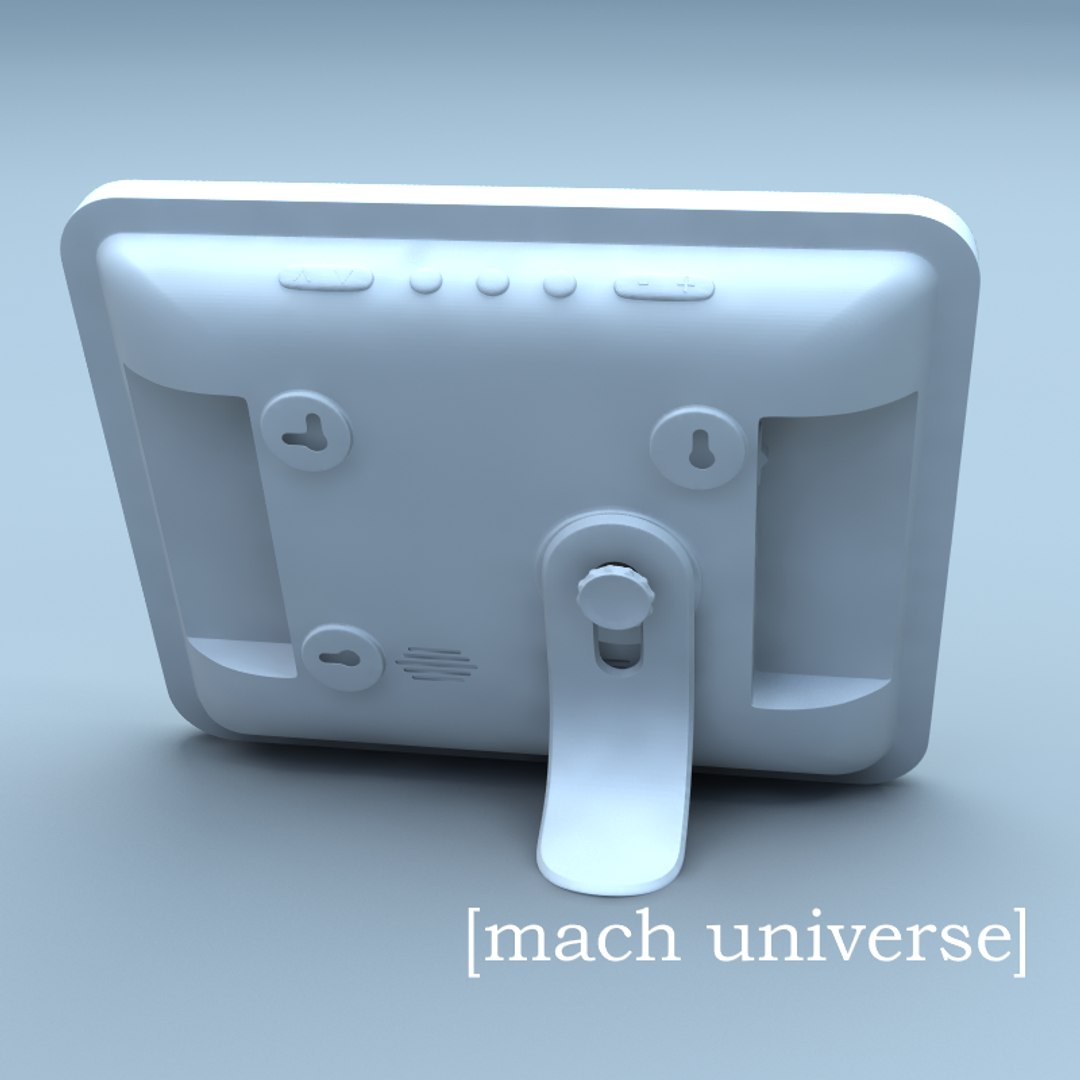 3d Coby Digital Picture Frame Model