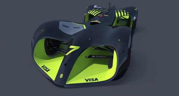 Autonomous racing car roborace 3D model | 1143039 | TurboSquid