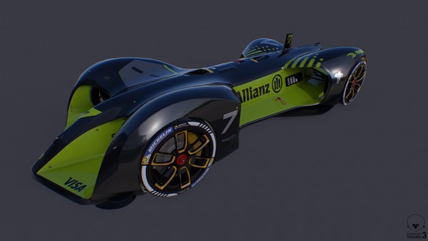 Autonomous racing car roborace 3D model | 1143039 | TurboSquid