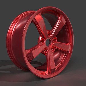 3D model Split five spoke Rim 8