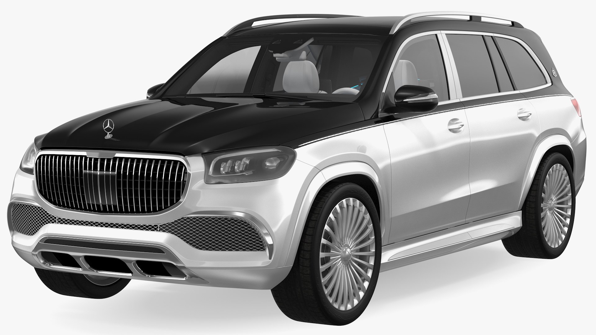 3D Maybach GLS 600 Silver model - TurboSquid 1731808