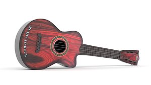 Toy Acoustic Guitar 3D model