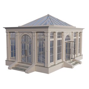 3D winter garden model