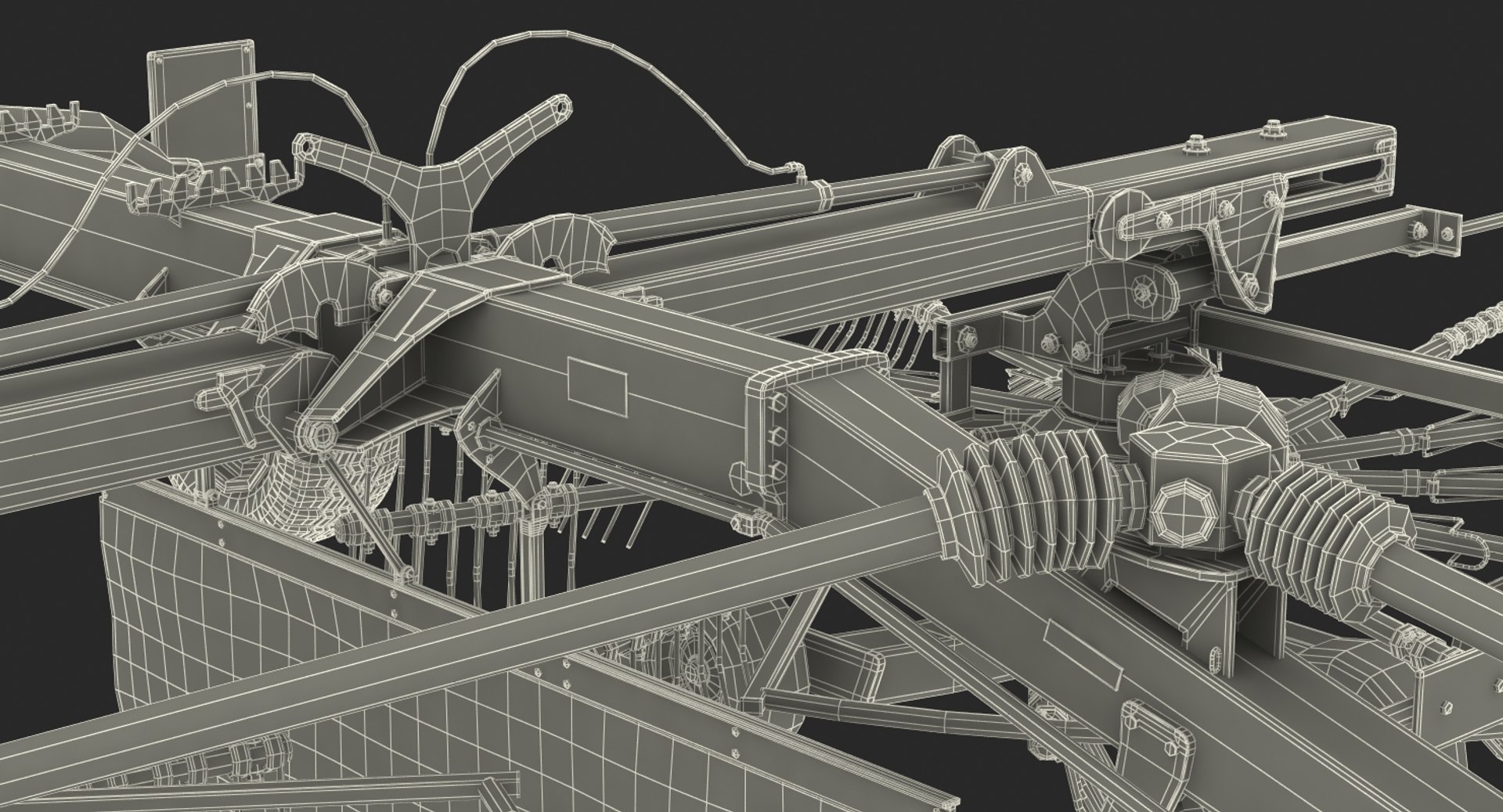 3D Model Used Twin Rotor Hay - TurboSquid 1344016