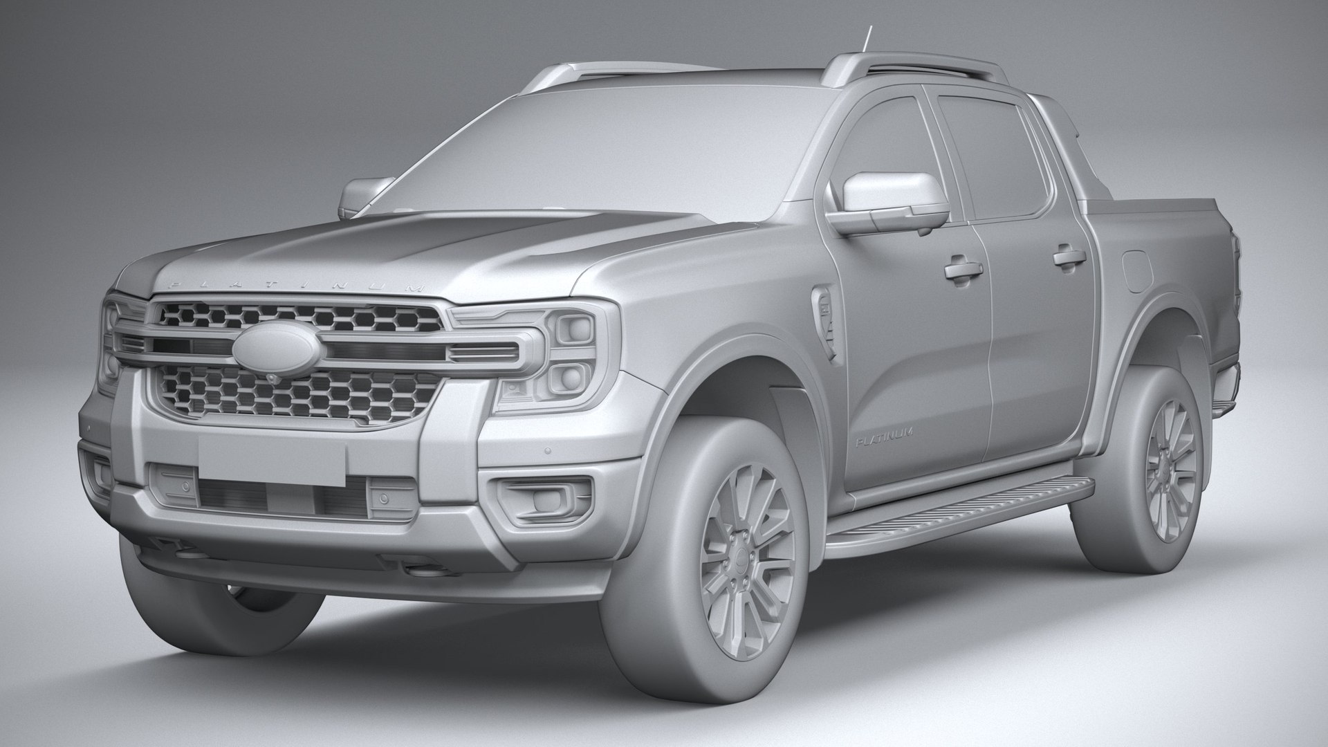 Ford Ranger Platinum 2023 3D model - TurboSquid 2081399