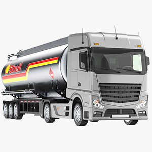 Detailed Tank Truck 3D model