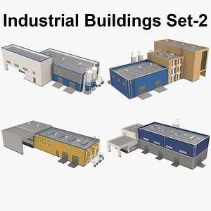 industrial building 3ds