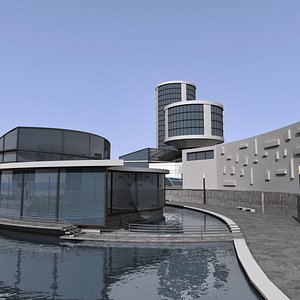 modern city block max