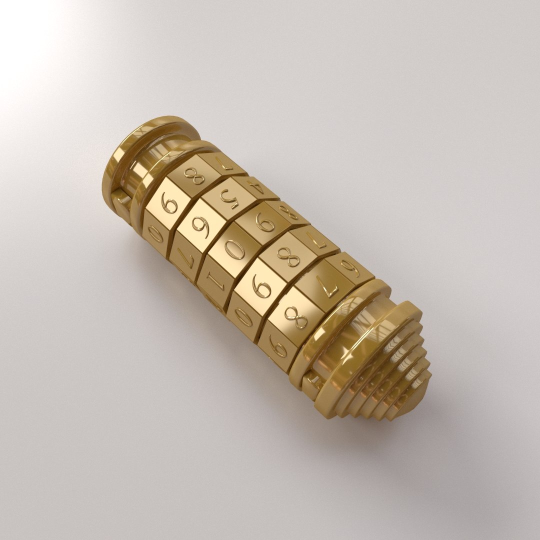Cryptex 3D model - TurboSquid 1478979