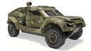 Military Interceptor Vehicle in Camouflage