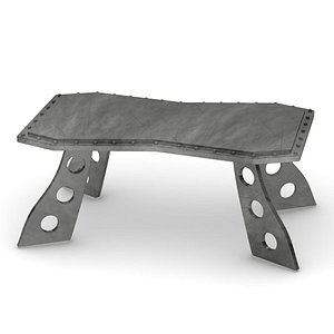 3d scifi table model