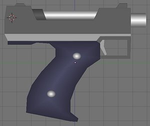 free guns pistol 3d model