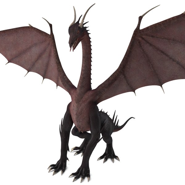 dragon 3 rigged 3d max