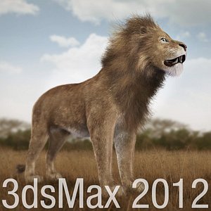 3ds max lion fur