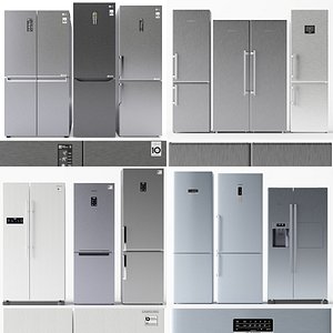 3D set refrigerators model