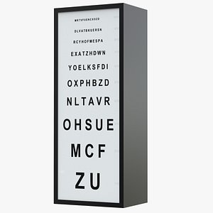 Monoyer Optical Chart