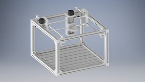 3D model diy cnc