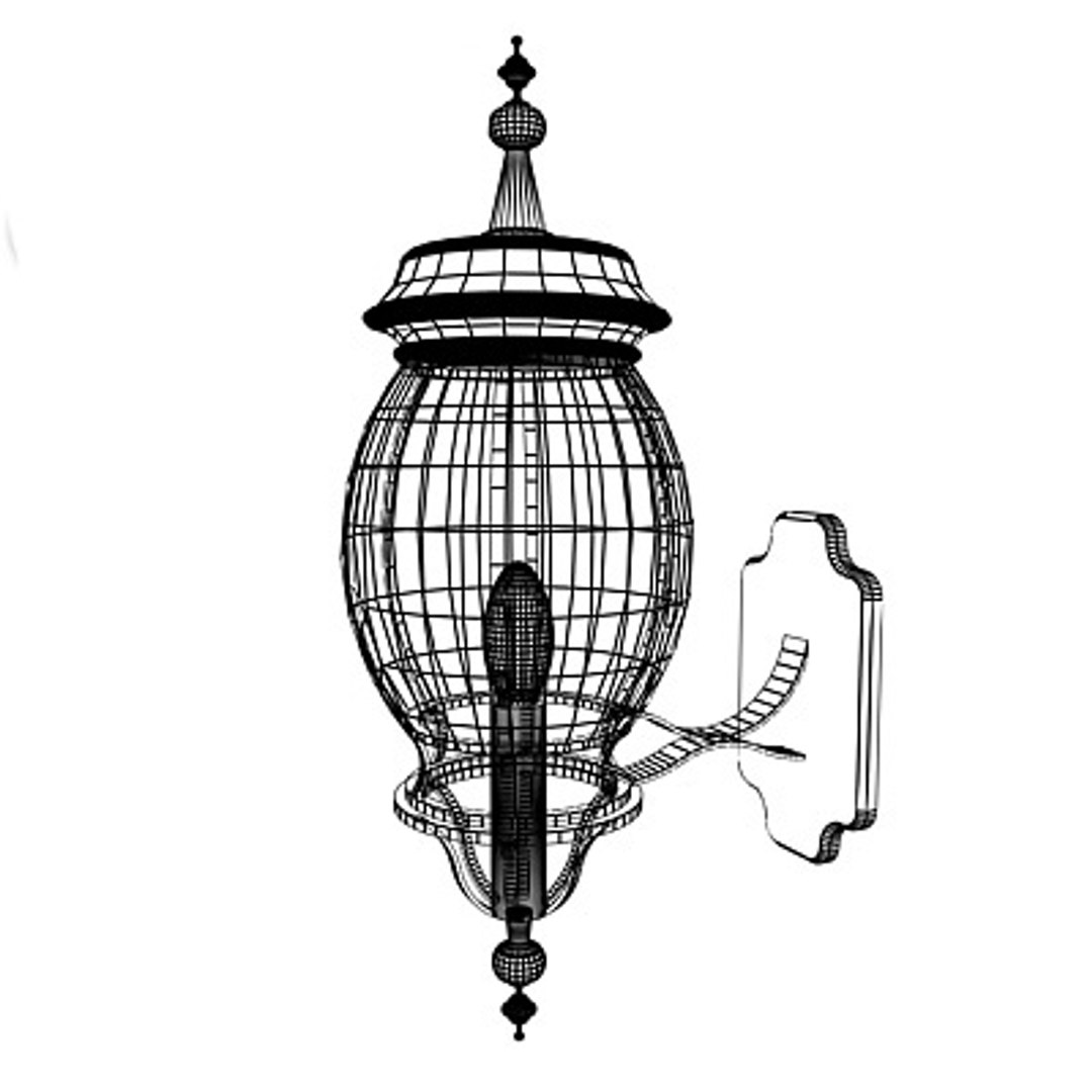 Max Exterior Rustic Coach Light