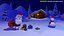 Christmas Kit Low Poly Style with Rigged Santa Claus