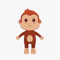 Cartoon Monkey Animated