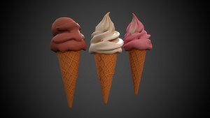 Ice Cream Cone 3d model model