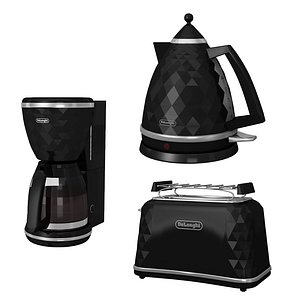 3D model kettle toaster