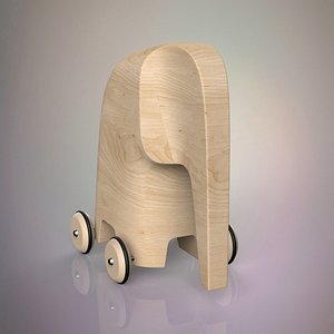 3D model toy elephant