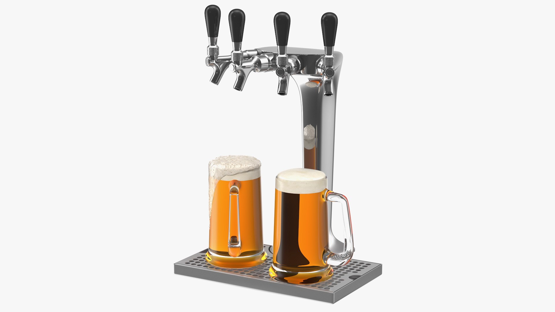 Beer Tower Dispenser - 3D Model by Blenduffo