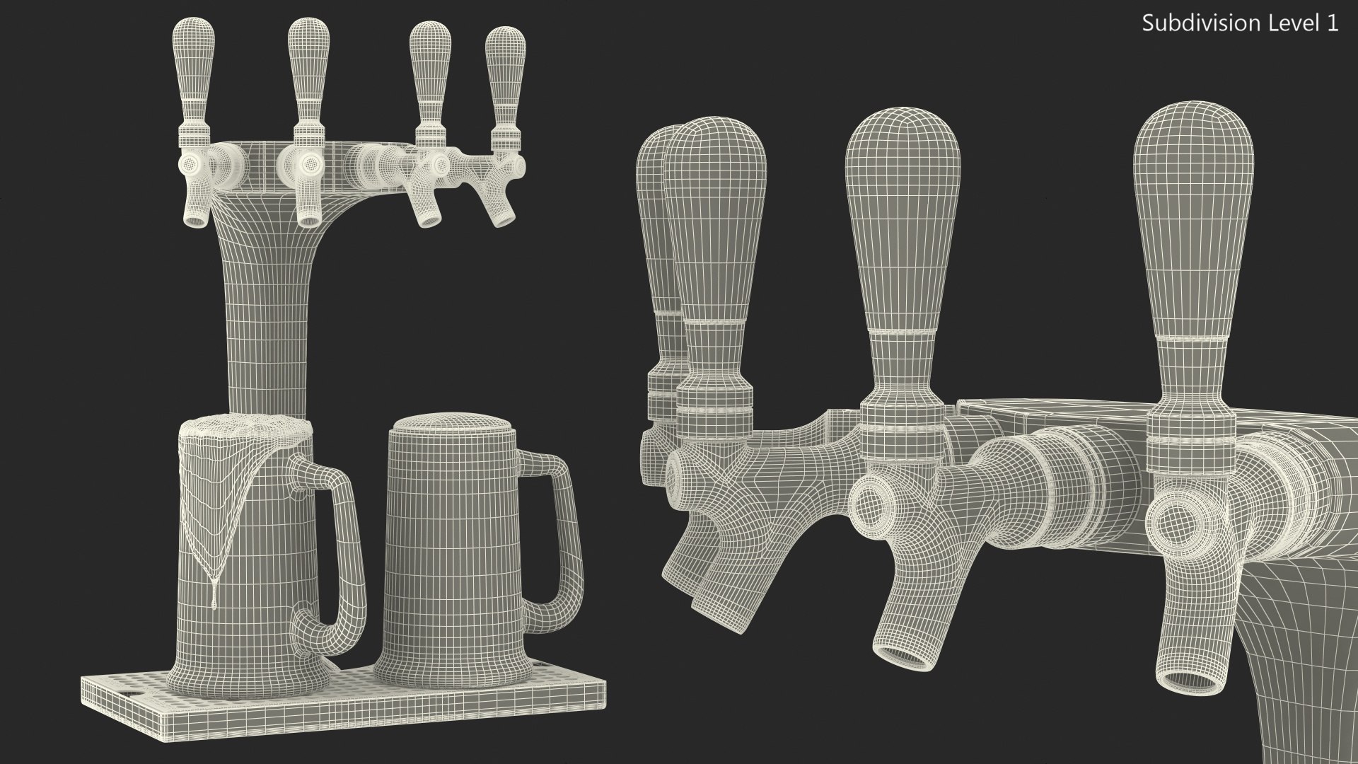 tap stainless steel beer tower 3D model https://p.turbosquid.com/ts-thumb/qr/Hl1hhk/sN0YHYtu/fourtapstainlesssteelbeertowerwithbeermugs3dsmodel019/jpg/1600895681/1920x1080/fit_q87/bcd855505434a341d6f94e06c1caf7d987232076/fourtapstainlesssteelbeertowerwithbeermugs3dsmodel019.jpg