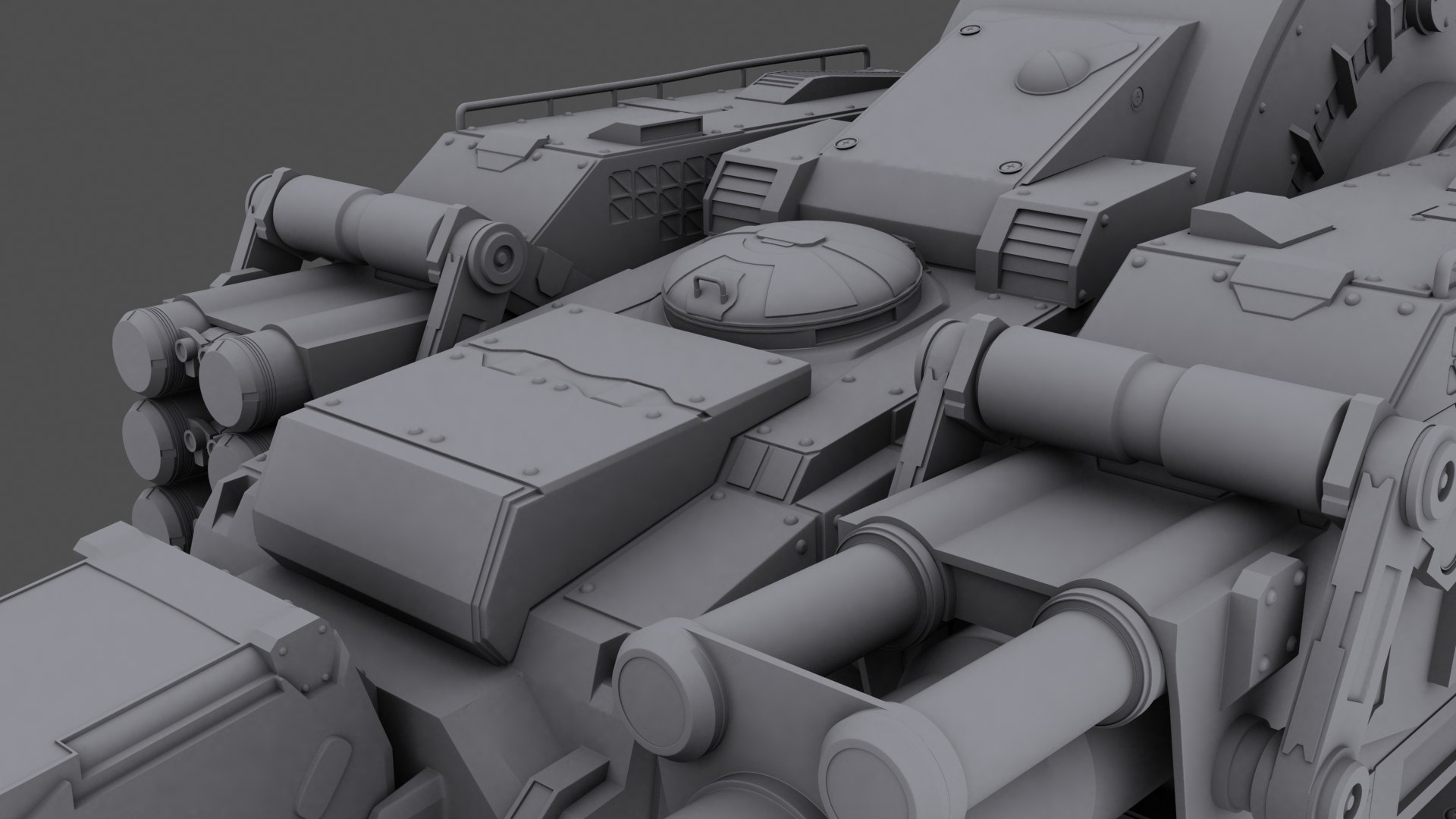 3d Model Of Spider Tank