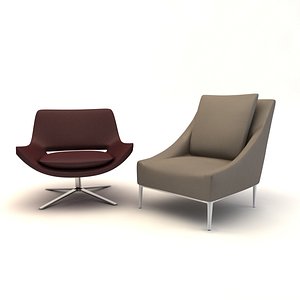 3d jean chair armchair model