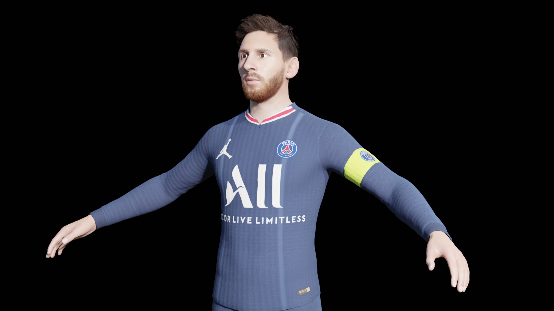 Lionel Messi PSG Paris Saint Germain 3d Hoodie and Shirt