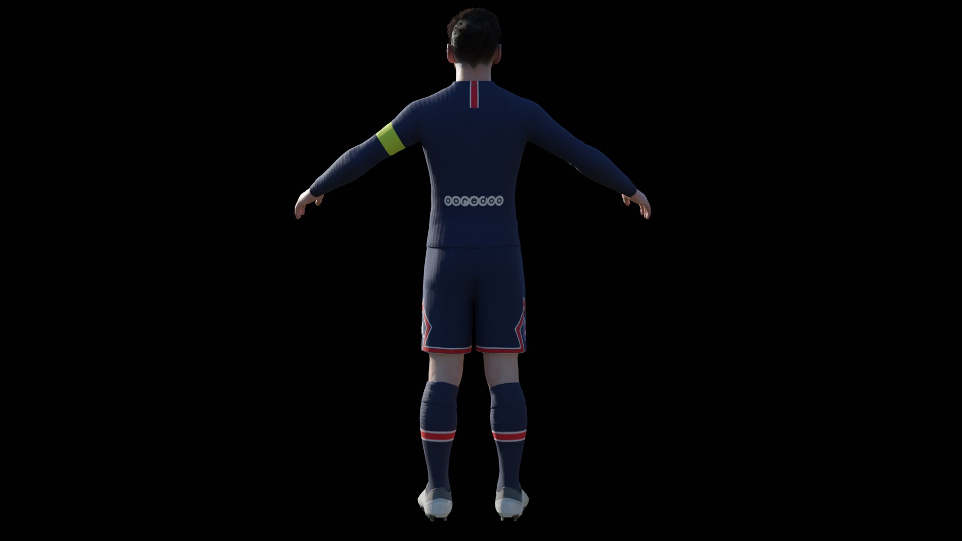 Lionel Messi New Paris Saint-Germain PSG Uniform 3d Model 3D ...