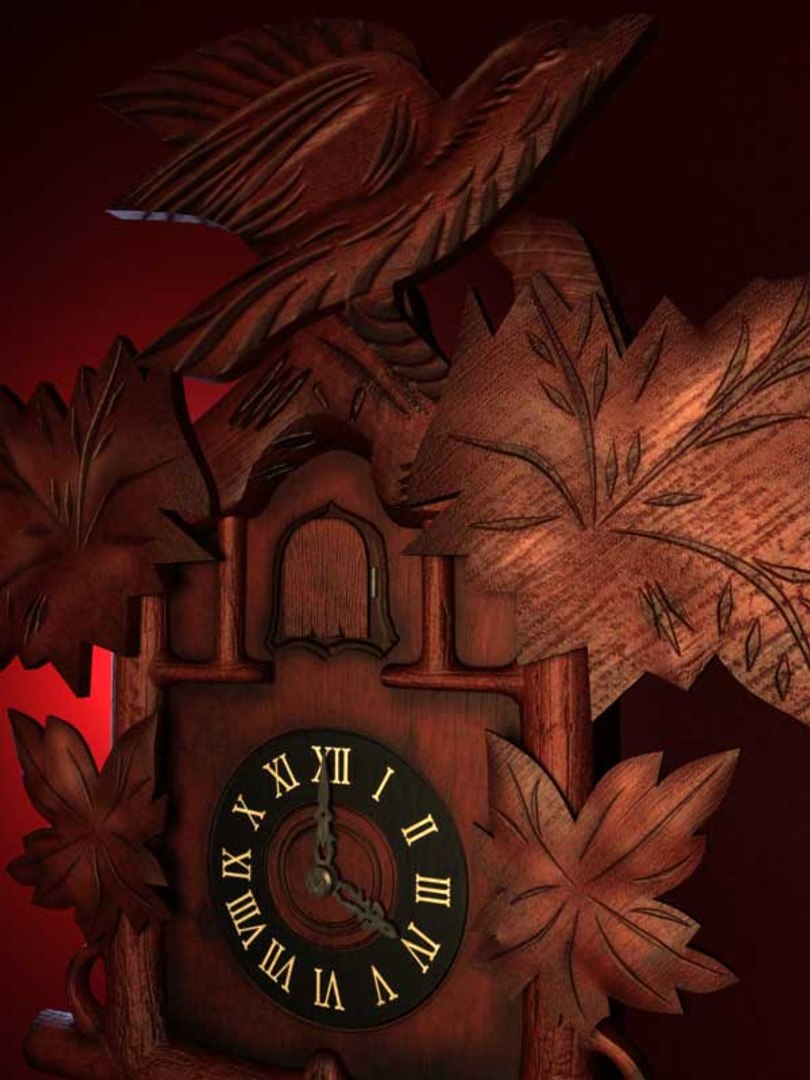 3d cuckoo clock https://p.turbosquid.com/ts-thumb/qr/XqtYRq/2UNfkEeb/cuckooclock_0003/jpg/1411593249/1920x1080/fit_q87/936136e21daa6417bd2cf8b4a2abdf6da72d9b04/cuckooclock_0003.jpg
