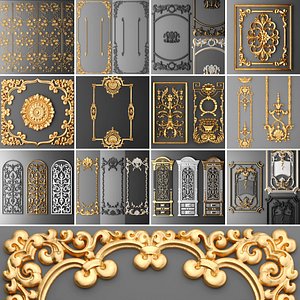 Collection stucco molding frame