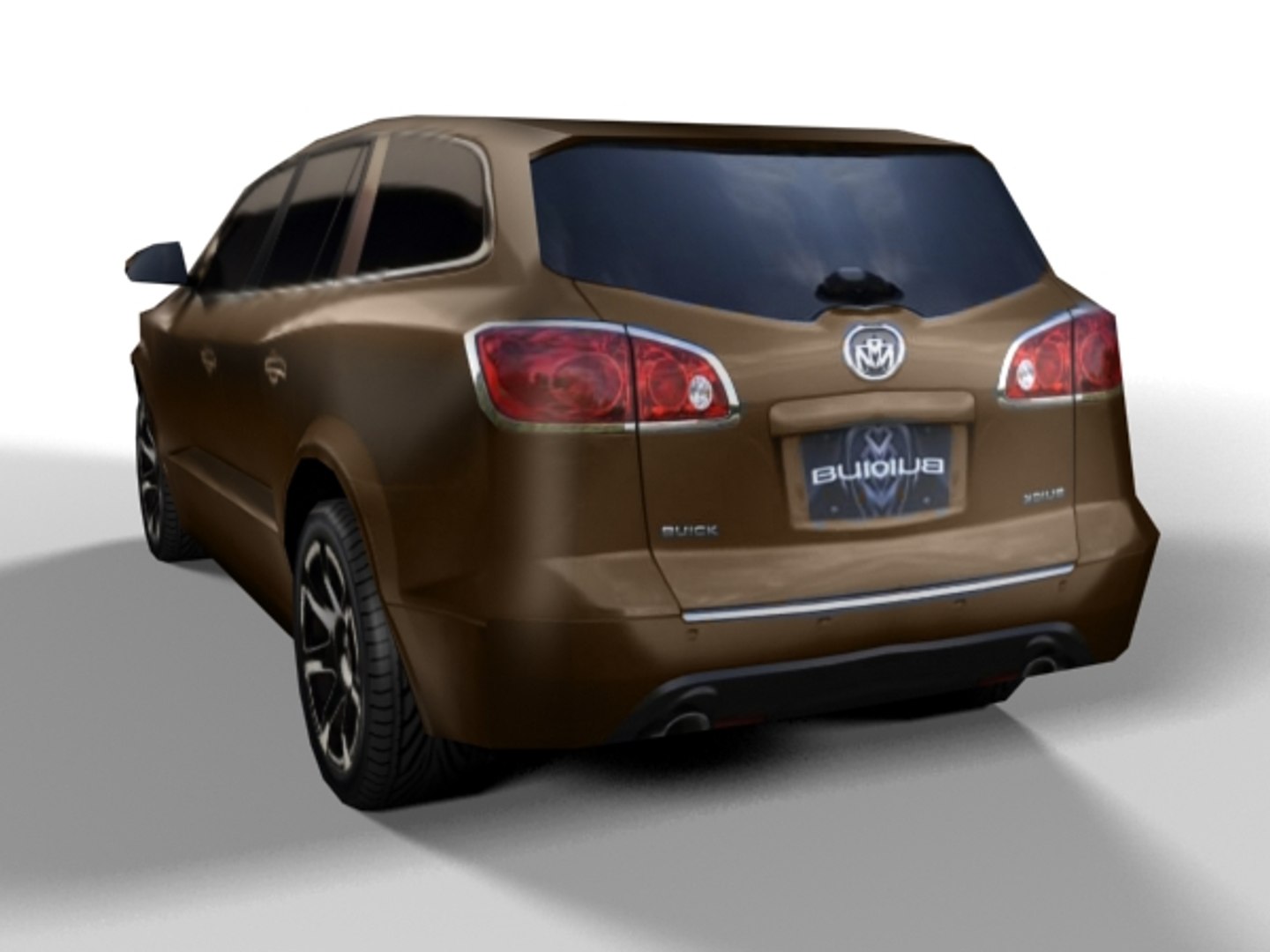 3d Model Buick Enclave Cxl 2008