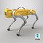 Perro Robot Biónico Amarillo