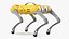 Perro Robot Biónico Amarillo