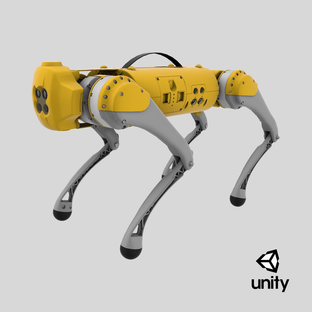 Bionic Dog Robot Yellow model https://p.turbosquid.com/ts-thumb/qr/eFxEpK/Pb/stemcell_unity_render/png/1714474294/1920x1080/fit_q87/80fe3307bb3196e2784e56aa468d20b4e74148dd/stemcell_unity_render.jpg