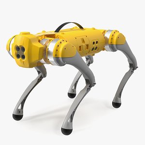 Bionic Dog Robot Yellow model