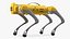 Perro Robot Biónico Amarillo