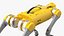 Perro Robot Biónico Amarillo