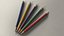 Graphite Pencils Collection 3D model
