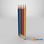 Graphite Pencils Collection 3D model