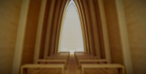 3D art chapel model